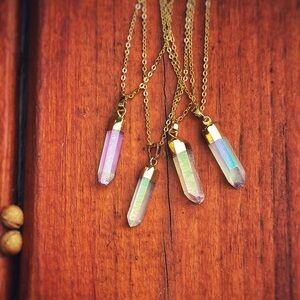 Aura Quartz Necklace​